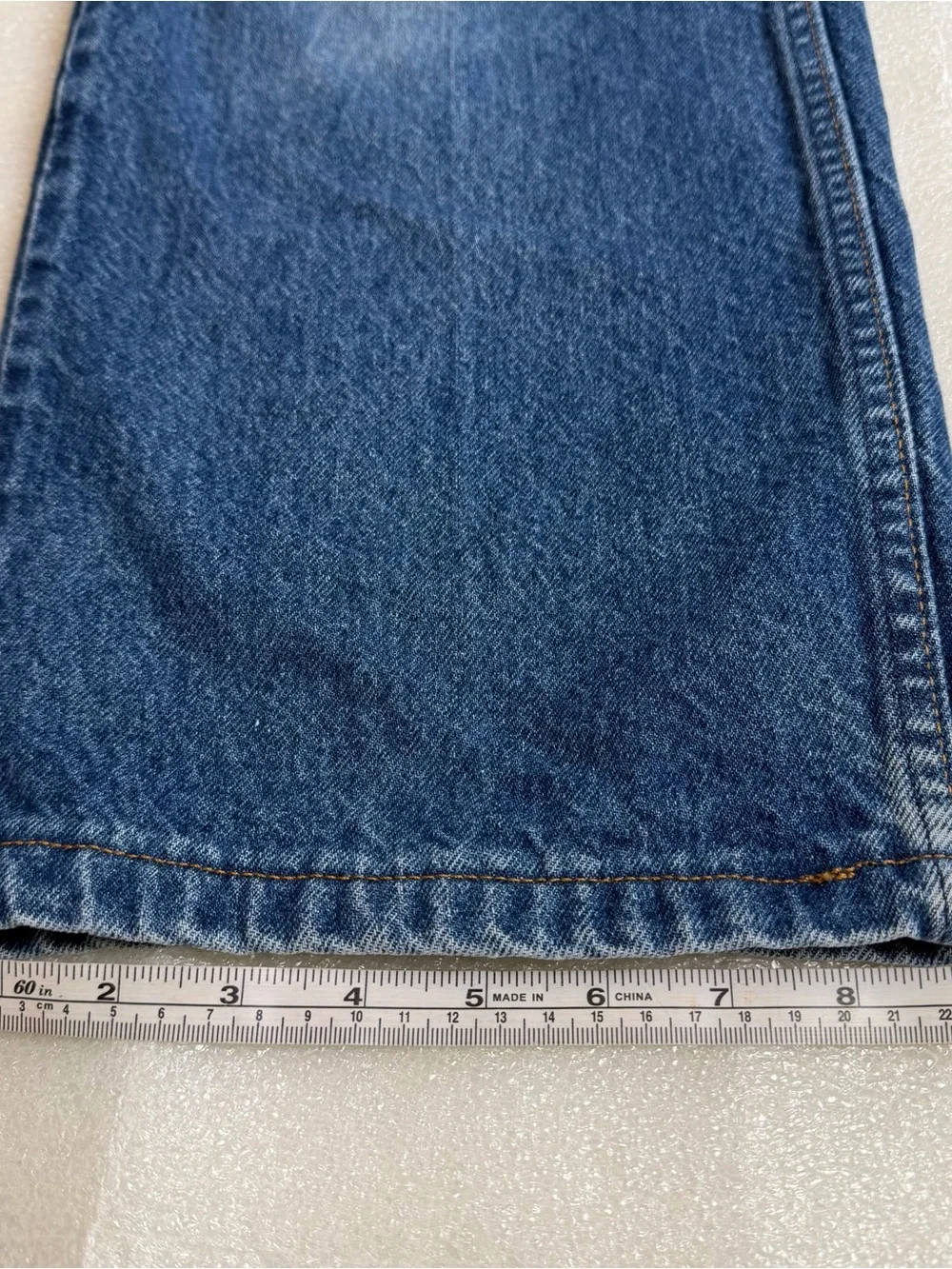 Vintage Levis 517 Bootcut Jeans Mens 40x28 (tag 42x32) USA Orange Tab Blue Note